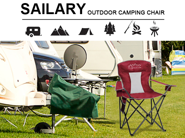 outdoor mesh camping folding chair