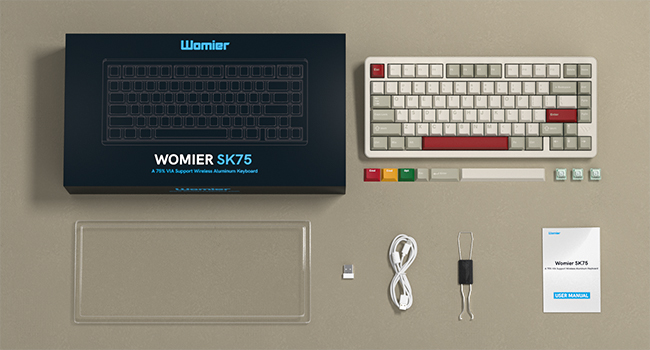 Wireless Mechanical Gaming Keyboard, VIA Custom Keyboard, RGB Creamy Gaming Keyboard