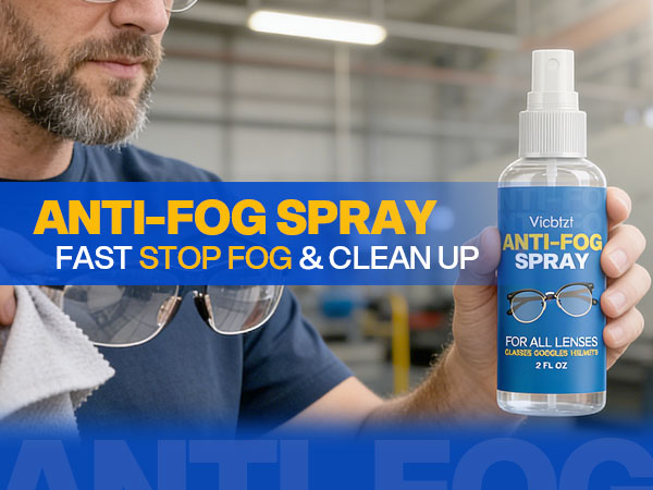 ANTI-FOG SPRAY FOR GLASSES