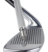 Bulex Golf Club Groove Sharpener, Re-Grooving Tool and Cleaner for Wedges &amp; Irons - Generate Opti...