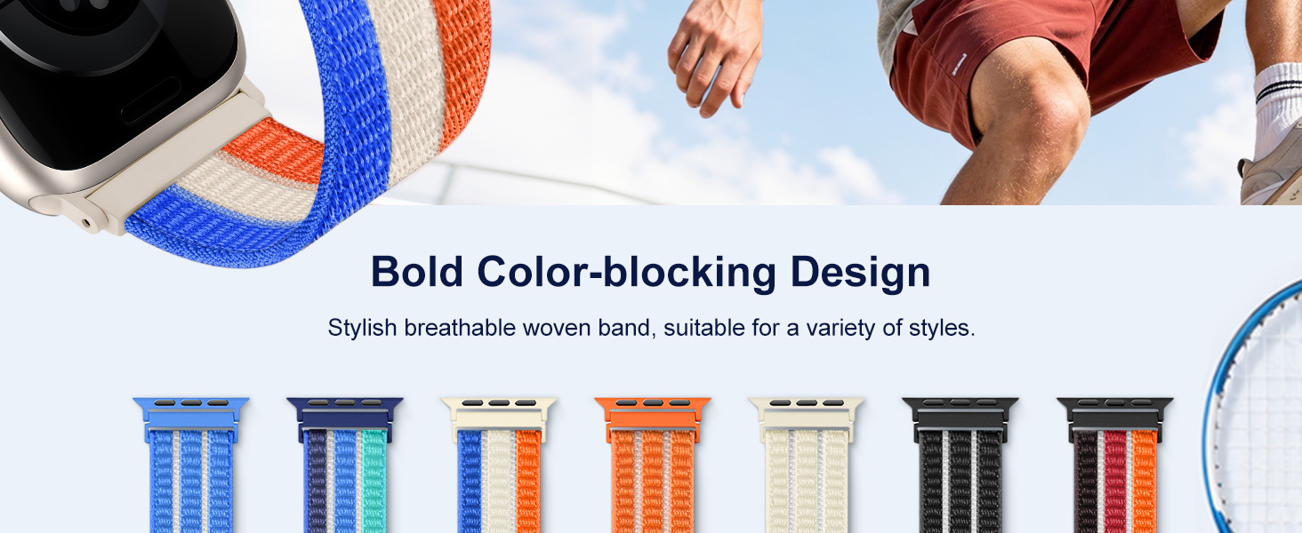 breathable nylon sport loop
