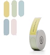NIIMBOT D110 Label Maker Tape, 14x40mm (0.55"x1.57") 160Label/Roll, Waterproof Label for Home Off...