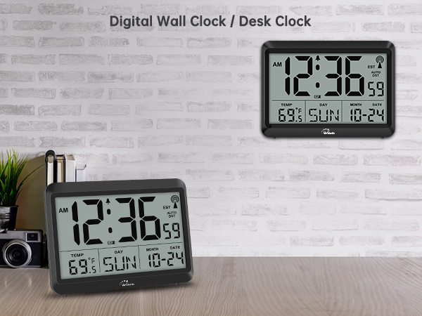 digital clock for bedroom and living room