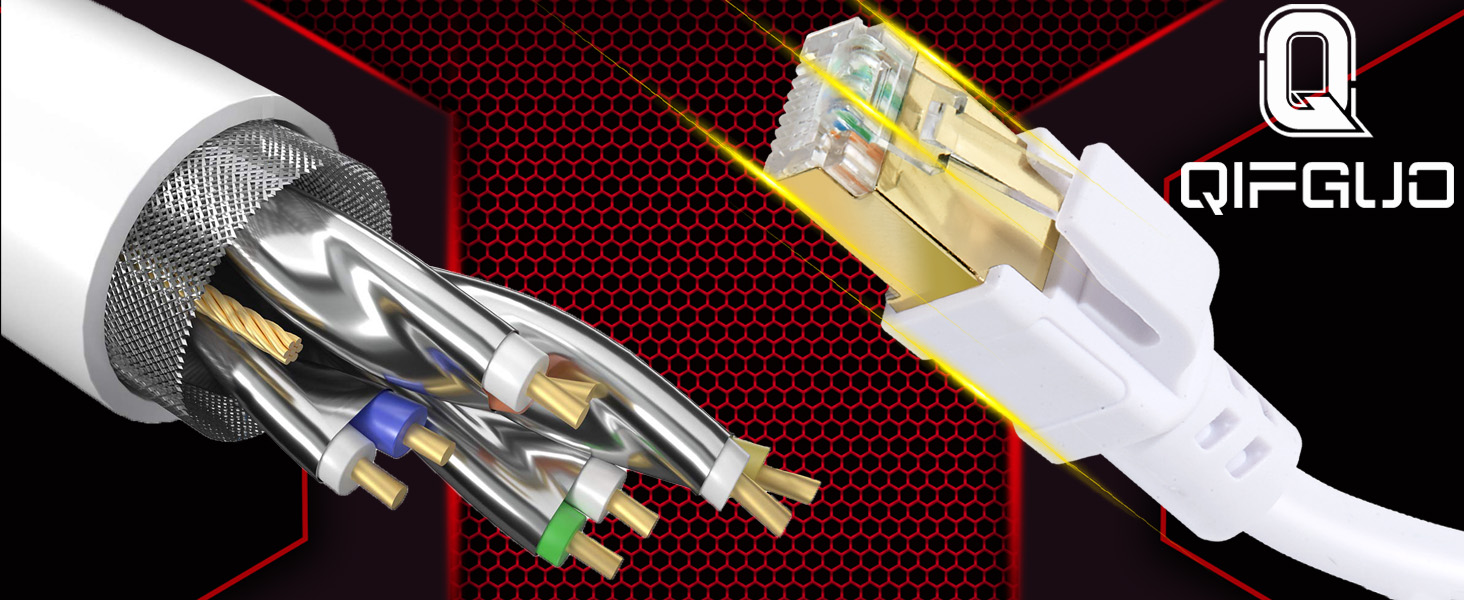 cat8 round Ethernet cable