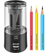 AFMAT Electric Pencil Sharpener, Pencil Sharpener for Colored Pencils, Auto Stop, Super Sharp &amp; F...