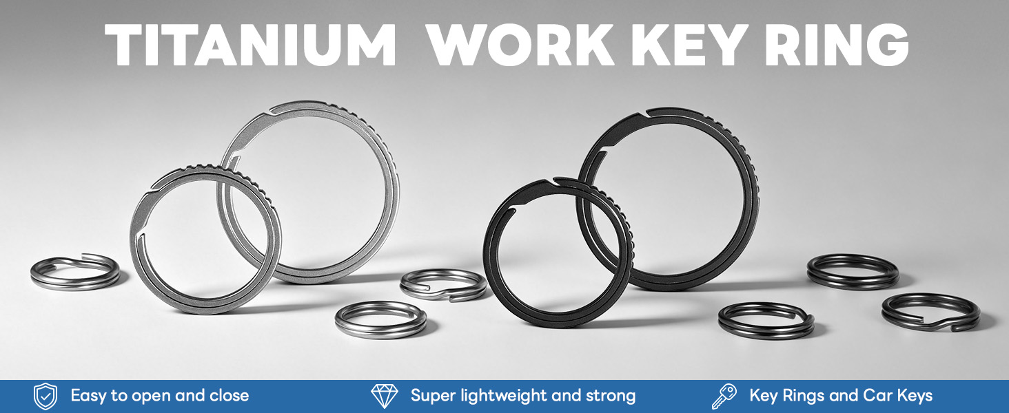 Titanium Key Ring