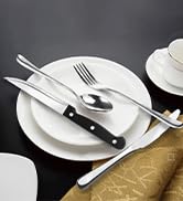 Silverware Set, 24 Pieces Stainless Steel Flatware Cutlery Set, Include Knife Fork Spoon, Mirror ...