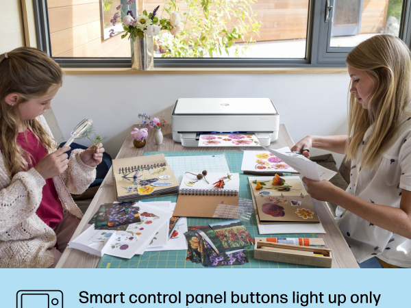 envy 6055e smart control panel sustainable printer flatbed scanner