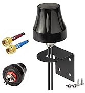 Bingfu 4G LTE Cellular GPS Fixed Bracket Wall Mount Antenna Compatible with 4G LTE Industrial Rou...