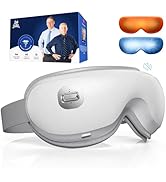 BOB AND BRAD Zero Pro Ultra-Quiet Eye Massager with Heat and Cooling, Lightweight Eye Massager wi...