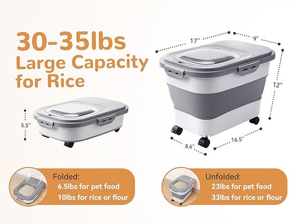 rice storage container