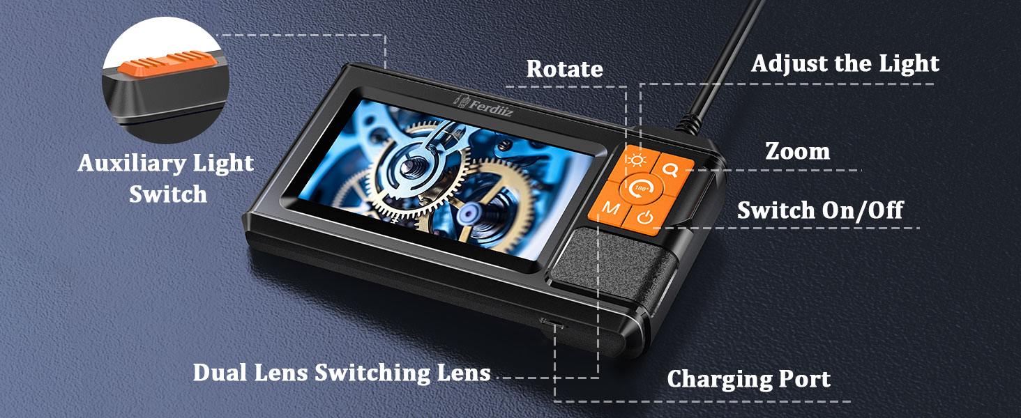 Endoscope Camera with Light