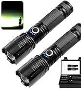 THY TRY Rechargeable Flashlights High Lumens