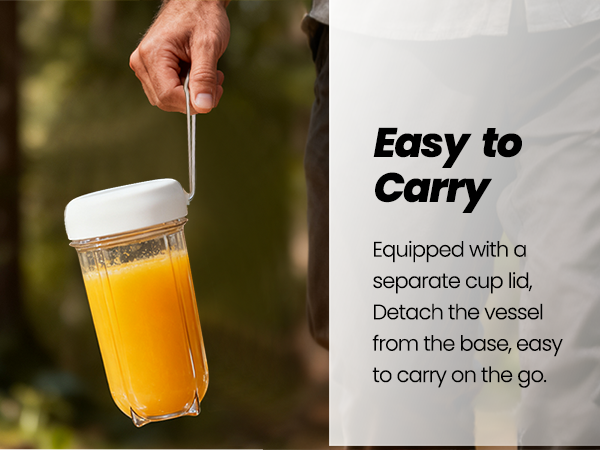 Portable Blender Personal Blender for Shakes and Smoothies with 16 Blades Small Mini Juicer