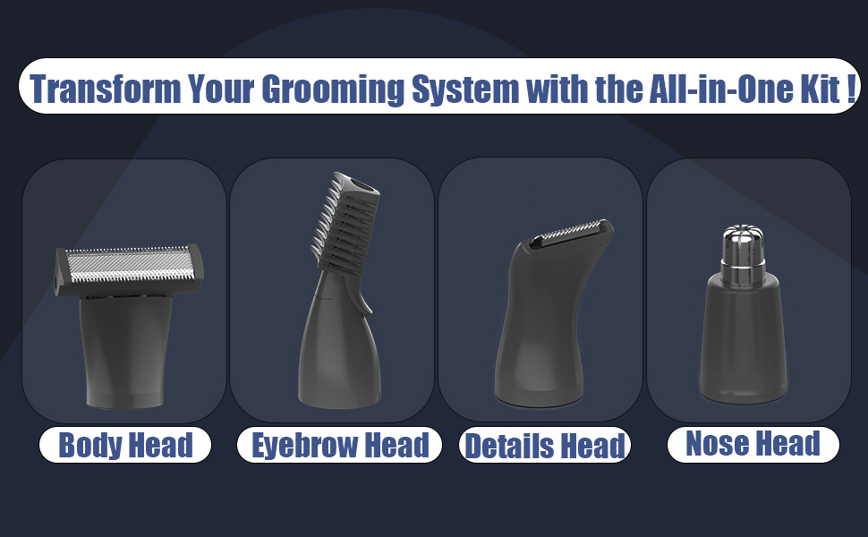 Versatile Hair Trimmer for Groin