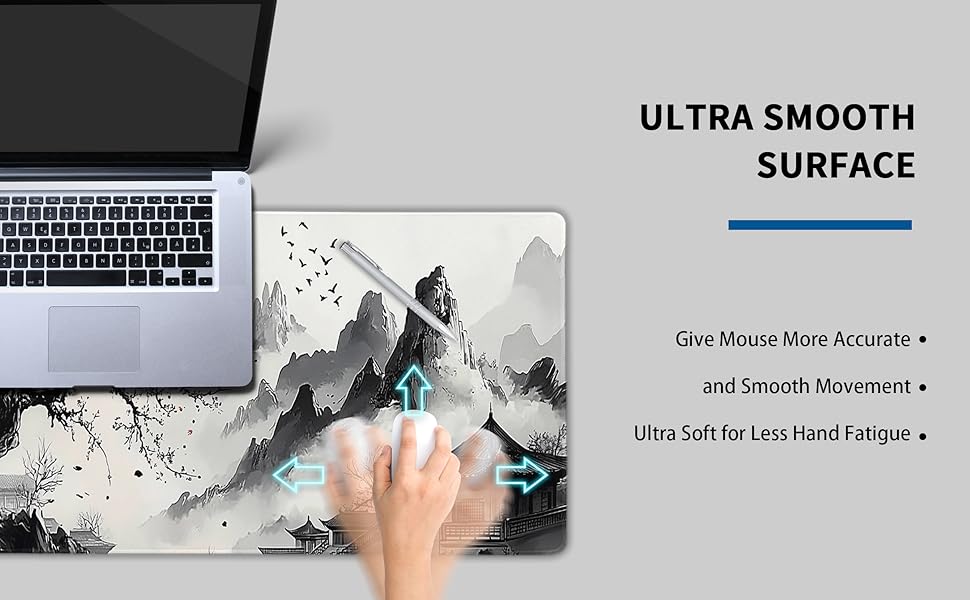 Japanese Anime Art Landscape Large Mouse Pad