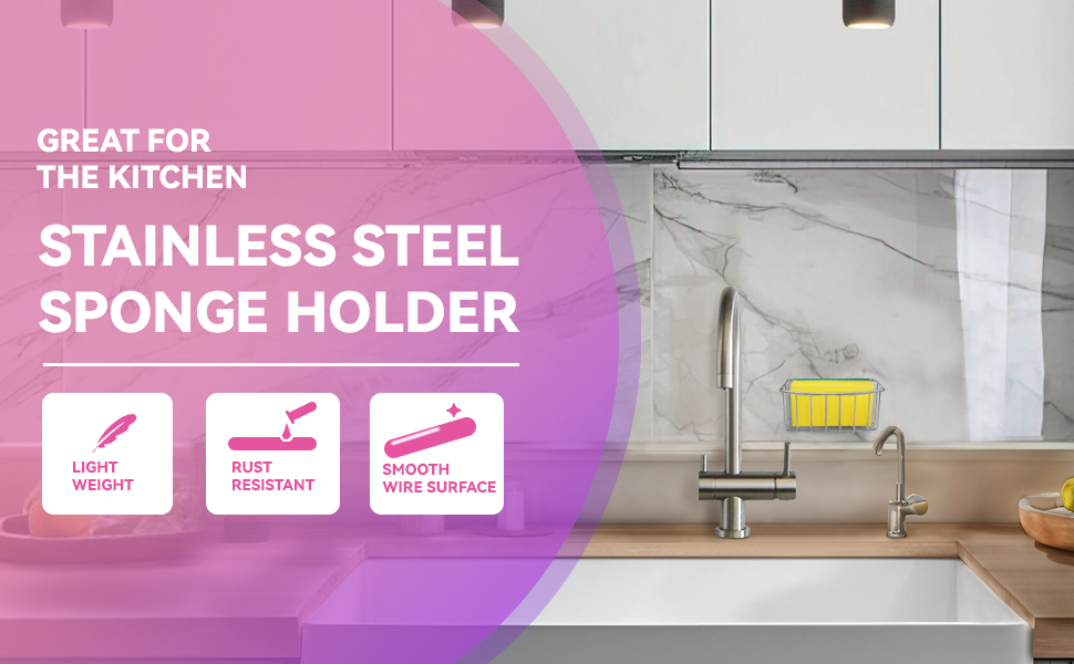 sponge holder for kitchen sink