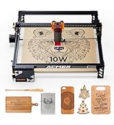 Laser Engraver Machine, P1 S Pro 10W(10000mW) Cutting Machine 380x370mm Large Area, WiFi Control,...