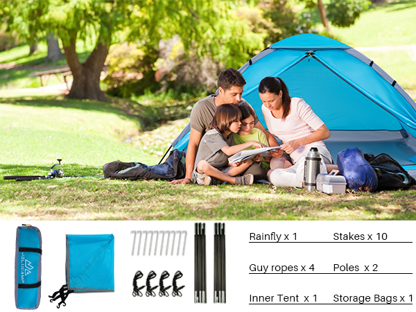 waterproof tent for camping 2 person