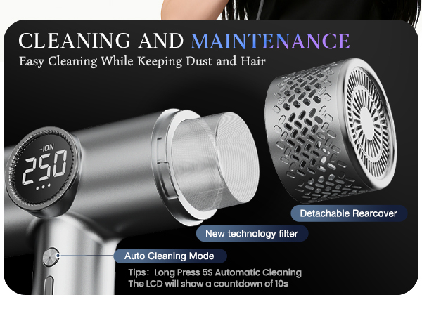 High-Speed Ionic Hair Dryer with Diffuser