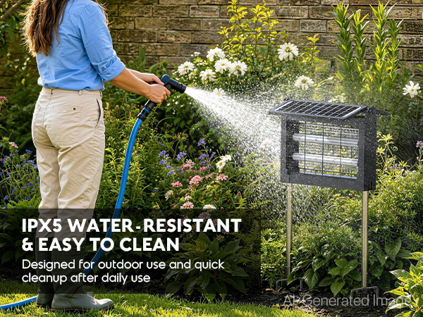 solar bug zapper outdoor waterproof