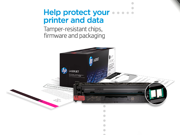 original hp toner print vibrant color recycled cartridges high air quality secure printing