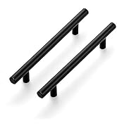 Ravinte 30 Pack 7.38'' Cabinet Pulls Matte Black Stainless Steel Kitchen Cupboard Handles Cabinet...