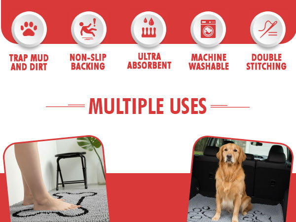 Embroidery mat 2,3 paw and bone A+ content