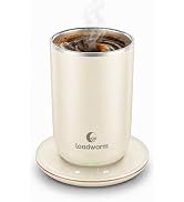 Self Stirring Heated Coffee Mug with Temperature Control, Electric Auto Mixing Mug, Plug-in Coffe...