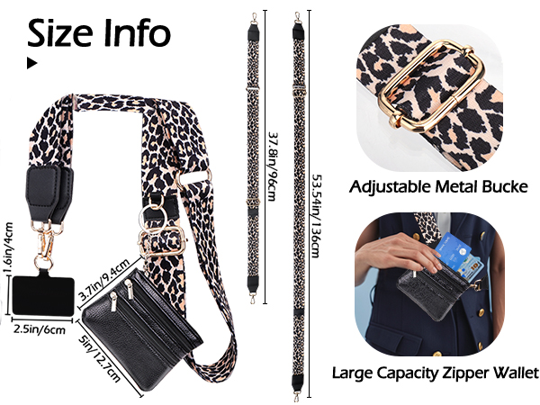 XANGNIER Clip and Go Strap for Phone with Wallet Crossbody