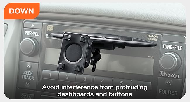 CD Slot Mount for CarPlay Screen