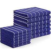Homaxy Microfiber Kitchen Towels and Dishcloths Set, 12 Pack Soft and Absorbent Dish Hand Towels ...