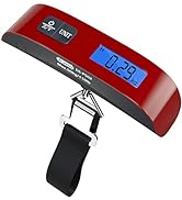 Dr.meter Luggage Scale: Travel Essentials, Backlight LCD Display 110lb/50kg Luggage Weight Scale ...