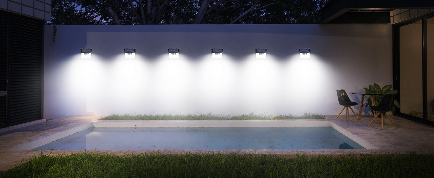 fence lights solar powered