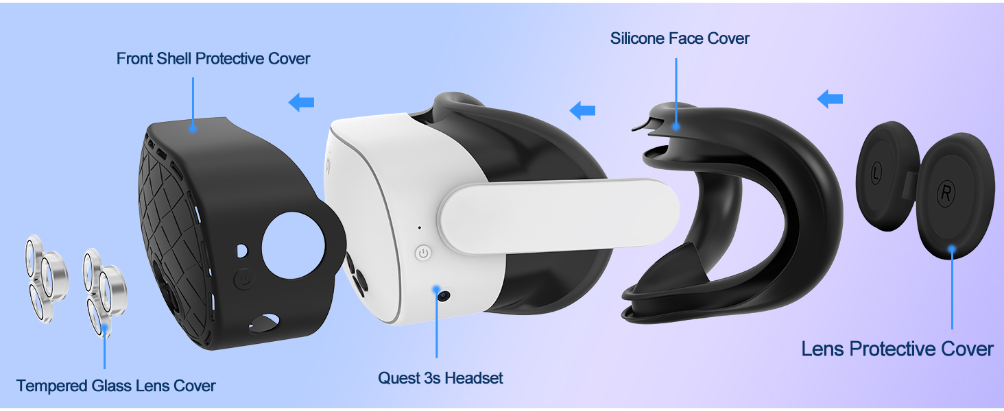 silicone cover for meta quest 3s
