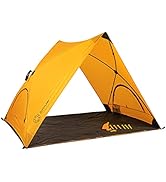 Sombrilla de playa grande con anclaje de arena y función de inclinación para sombra fresca.