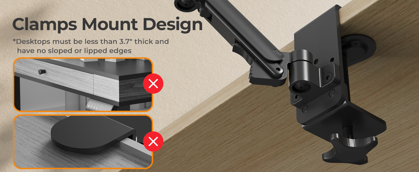 clamps mount design