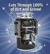 MIGHTY CLEAN Garbage Disposal Cleaner And Deodorizer Tablets 24 Pack - 1 Year Supply Kitchen Sink...