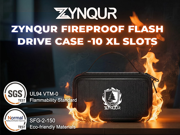 fireproof flash drive case