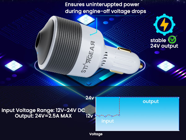 starlink mini car adapter