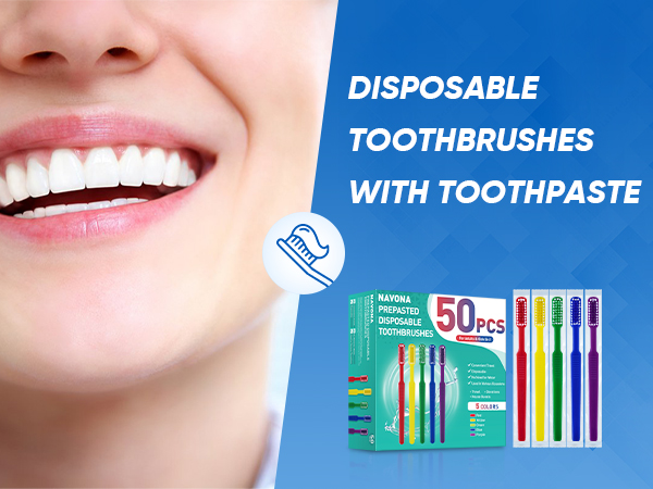 disposable toothbrushes with toothpaste