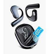 NEOQOQO Open Ear Headphones, Dynamic Bass Boost Bluetooth 5.4 Air Conduction Wireless Earbuds w/1...
