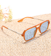 Pro Acme Vintage 70s Flat Pilot Aviator Sunglasses for Women Men