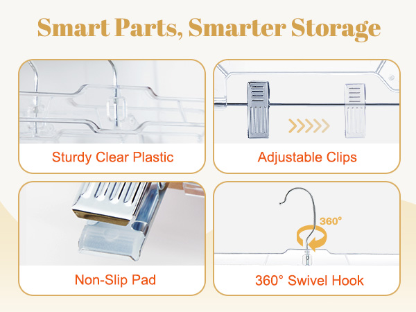 pant hangers with clips