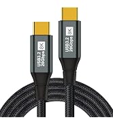 USB C Monitor Cable 3.3FT-8K@60Hz USB-C Video Cable-100W PD Fast Charging-USB 3.2 Gen 2 20Gbps Ty...