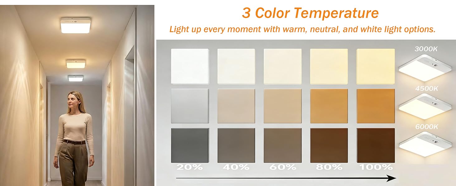 3 ColorTemps Ceiling Lights