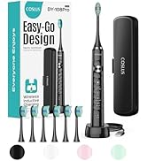 COSLUS Electric Toothbrush for Adults and Teen: Wireless Rechargeable Tooth Brush for Adult and T...