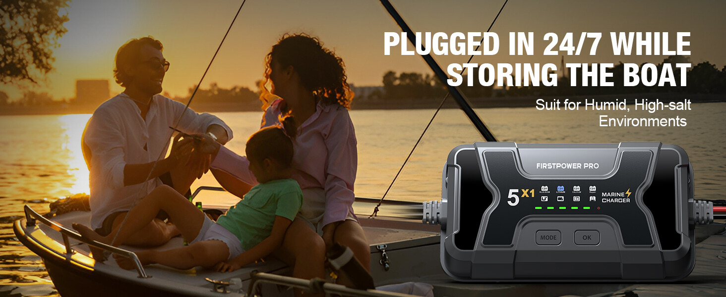 24/7 boat onboard bank charger