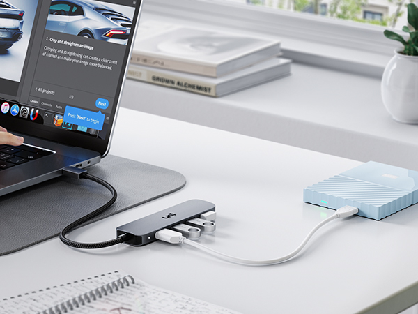 USB C to USB Hub 4 Ports