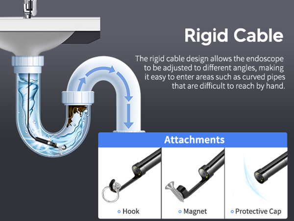 Endoscope Camera with Light 8